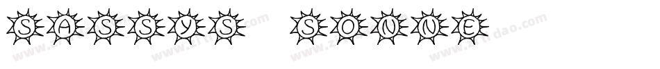 Sassys Sonne字体转换